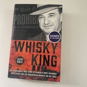 New  The Whisky King Novel hard cover book